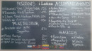 Carte et menu de Restaurante i Latina à Baie Mahault — Les poissons, accompagnements e sauces