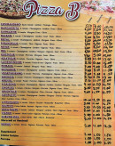 Menu Pizza B - Pizzas