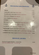 Carte et menu de Le Bistro de la Mer à Saint Martin — Les pizzas et menu enfant