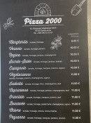 Carte et menu de Pizza 2000 à Sainte Anne — Les pizzas