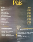 Menu Carib Grill - Les plats suite