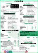 Menu Casa Datcha - Smoothies, cocktails, bières,...