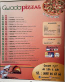 Carte et menu de gwada pizza à Le Gosier — les pizzas