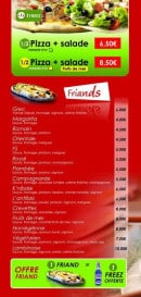 Menu Antillais food - Les friands