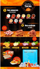 Carte et menu de Caribbean Tacos à Fort de France — Sauces, extras, boissons,...