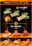 Carte et menu de Caribbean Tacos à Fort de France — Compositions tacos