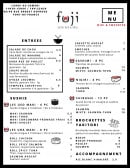 Carte et menu de Fuji Sushi à Fort de France — Les entrées, sushis, brochettes,...