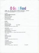 Carte et menu de Ô Good Food à Fort de France — exemple de Menus de la semaine