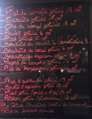 Carte et menu de Oasis Grill à Fort de France — Un extrait de la carte