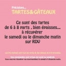 Menu Tartes & Gâteaux - Les informations supplémentaires