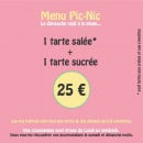 Menu Tartes & Gâteaux - Le menu pic-nic