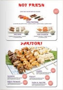 Carte et menu de Torii Sushi à Fort de France — Les Yakitoris