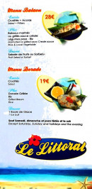 Menu Le Littoral - Les menus suite