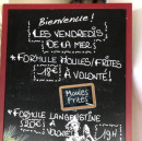 Menu L'imprévu - Exemple de menu