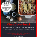Menu Chez Coco Snack - lasagnes
