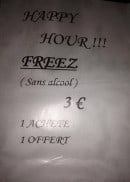 Menu Sainte Luce Paradise - Le happy hour