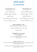 Menu Le Kano - Menus