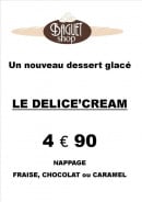 Menu Baguet Shop - Les desserts