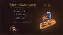 Menu Le vrai régal - Le menu sandwich