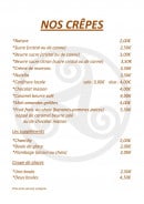 Menu Ti Krampouezh - Crêpes 