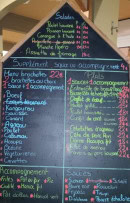 Menu Jungle Grill - Les salades, plats et sauces,...