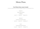 Carte et menu de Pizza M. Matoury à Matoury — Pizzas base tomate