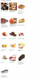 Menu Mezzo di pasta - Desserts gourmands