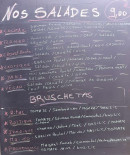 Carte et menu de Mieux Vaut Tartare, By Paraz'art à Saint Denis — Les salades et bruschettas