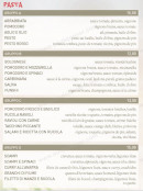 Menu Vapiano - Les pates