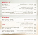 Menu Vapiano - Antipasti et insalate