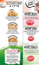 Carte et menu de Pizza Zino à Saint Pierre — Pizzas et menus