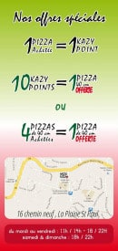 Menu Kazy - Les offres