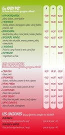 Menu Kazy - Les pizzas page 4