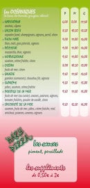 Menu Kazy - Les pizzas page 3