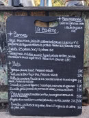 Carte et menu de La Bohème à Les Trois Bassins — 10