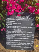 Carte et menu de La Bohème à Les Trois Bassins — 8
