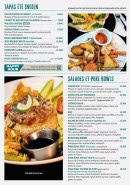 Carte et menu de L’Eté Indie à L' Etang Sale les Bains — Les tapas, salades et poké bowls