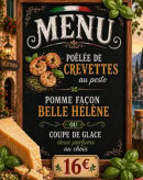 Carte et menu de Le Bambou à L' Etang Sale — Menu