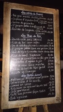 Menu Le Bistrot De Pépé Gentil - Exemple de menu