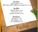 Menu Kanteen - La carte