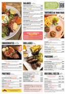 Carte et menu de Les 3 Brasseurs à Sainte Marie — A la carte
