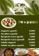 Carte et menu de Chez Tatie Nelly à Saint Louis — page 1