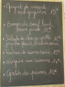 Menu Café Moutarde - Exemple de menu