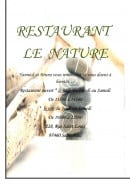 Menu Le Nature - Les informations