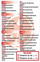 Carte et menu de Fratello Pizza à Saint Benoit — Les pizzas