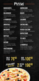 Menu Coup de food - Les pizzas