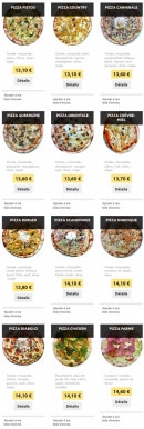 Menu Chicken & Pizza - Pizzas page 3