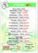 Carte et menu de Rosy's Burger N' Grill à Papeete — Les burgers