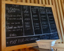 Menu Le Comptoir de la Baie - Exemple de menu