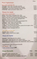 Menu 4 Robinets - Pizzas